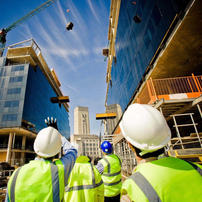 Fotografía de ingeniero en obra