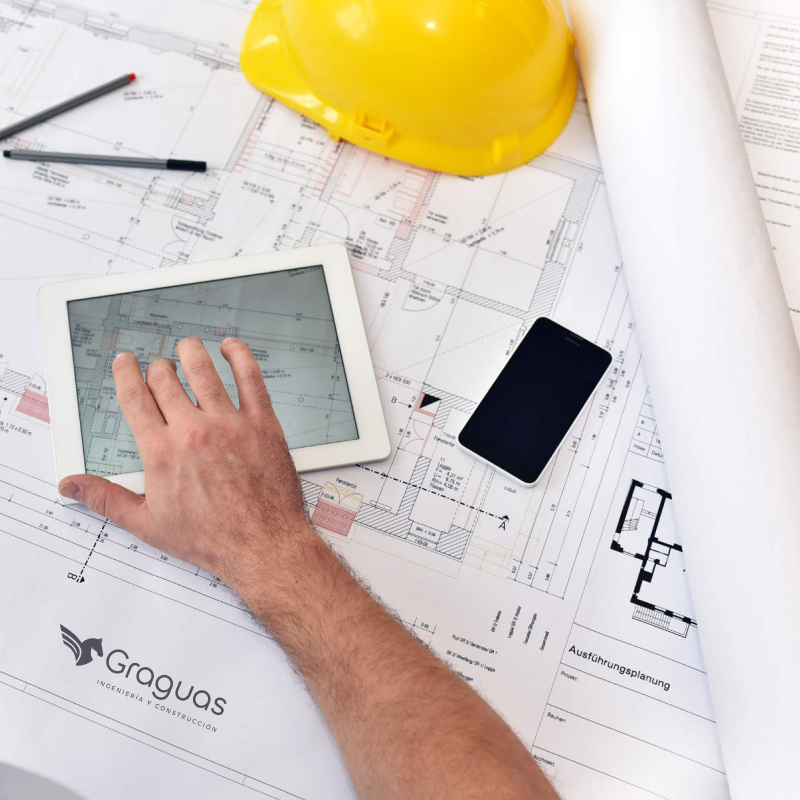 Fotografía de ingeniero en obra