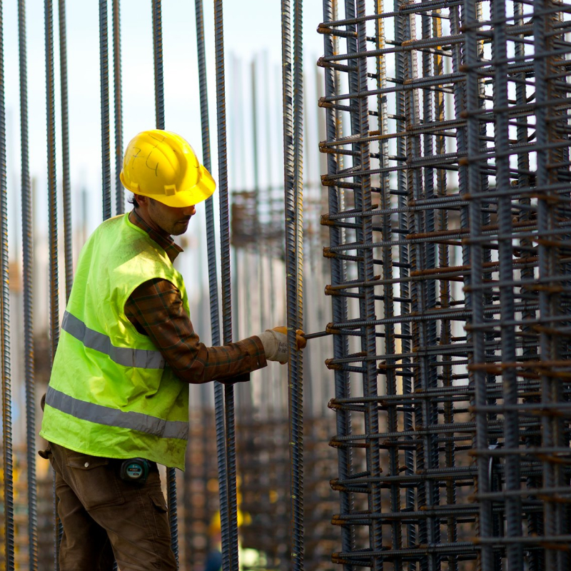 Fotografía de ingeniero en obra