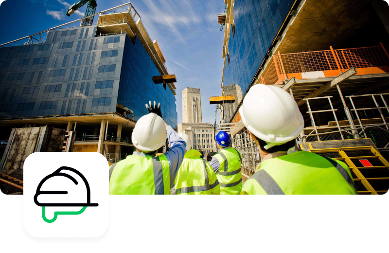 Fotografía de ingeniero en obra