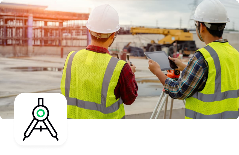 Fotografía de ingeniero en obra