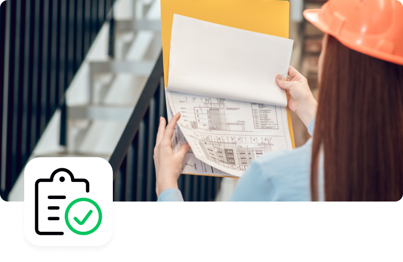 Fotografía de ingeniero en obra